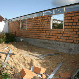 Agrandissement terrasse pour espace de jeu pour enfants Joigny